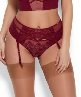 Gossard VIP Romanchic Strumpfgürtel Bordeaux