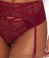 Gossard VIP Romanchic Strumpfgürtel Bordeaux