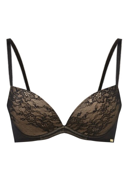 Gossard Glossies Lace Push-Up BH Black 75 E