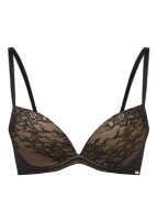 Gossard Glossies Lace Push-Up BH Black 75 E