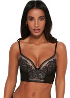 Gossard Encore Push-Up Longline BH Black/Nude 70 H