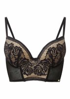 Gossard Encore Push-Up Longline BH Black/Nude 85 F