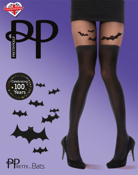Pretty Polly Halloween Bat Tights