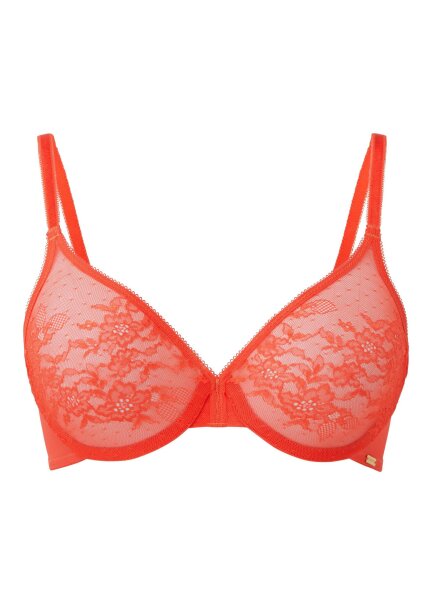 Gossard Glossies Lace Moulded BH Paprika