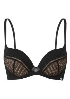 Gossard Graphic Luxe Push-Up BH Black