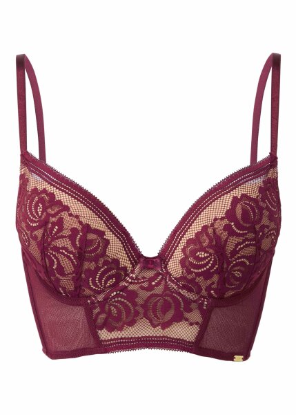 Gossard Encore Push-Up Longline BH Bordeaux