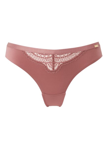 Gossard Shimmer Lace Brazilian Vintage Rose