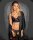 Gossard VIP Geisha Push-Up Longline BH Black/Red
