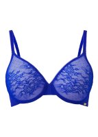 Gossard Glossies Lace Moulded BH Electric Blue 80 B