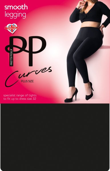 Pretty Polly Curves Smooth Leggings Black XL