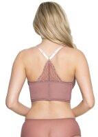 Gossard Lace Longline V-Bügel BH mit Frontverschluss Cinder Rose