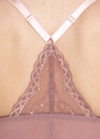 Gossard Lace Longline V-Bügel BH mit Frontverschluss Cinder Rose