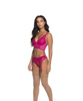 Gossard Lace Longline V-Bügel BH mit Frontverschluss Vivacious