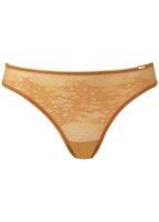 Gossard Glossies Lace Slip Spiced Honey