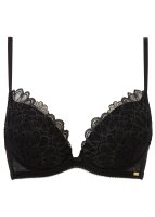 Gossard Swirl Push-Up BH Black