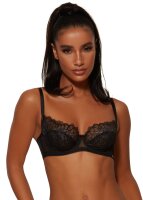 Gossard Swirl Balcony BH Black