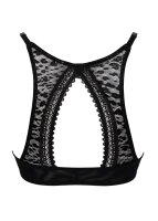 Pretty Polly Lingerie Graphic Mesh Schalen-BH mit Vorderverschluss Black