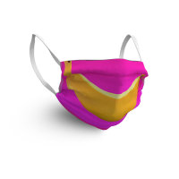 Geronimo Masken Gesichtsmaske Pink Banan Violetprint OS
