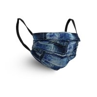 Geronimo Masken Gesichtsmaske Denim Jeans OS
