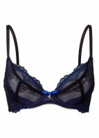 Gossard Lace Natural Push-Up BH Black/ Electric