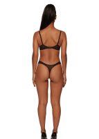 Gossard Lace Natural Push-Up BH Black/ Electric