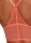 Gossard Lace Longline V-Bügel BH mit Frontverschluss Neon Coral