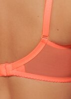 Gossard Lace Natural Push-Up BH Neon Coral