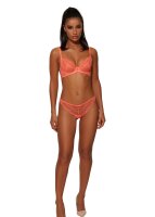 Gossard Lace Natural Push-Up BH Neon Coral