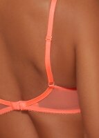 Gossard Lace Natural Push-Up BH Neon Coral