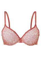 Gossard Glossies Leopard Moulded BH Blush Print