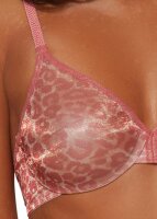 Gossard Glossies Leopard Moulded BH Blush Print