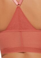 Gossard Boho Lace Longline V-Bügel BH mit Frontverschluss Dusty Cedar