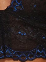 Gossard Lace Longline V-Bügel BH mit Frontverschluss Black/ Electric 70 D