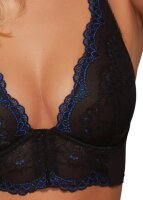 Gossard Lace Longline V-Bügel BH mit Frontverschluss Black/ Electric 70 D