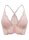 Gossard Lace Longline V-Bügel BH mit Frontverschluss Balettpink/Silver