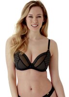 Gossard Sheer Stripe Push-Up Black