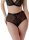 Gossard Sheer Stripe Taillen Slip Black