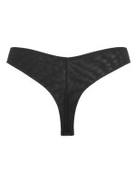 Gossard Sheer Stripe Brazilian Black