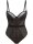 Gossard Sheer Stripe Balcony Body Black