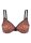 Gossard Glossies Leopard Moulded BH Black/Red