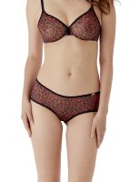 Gossard Glossies Leopard Short Black/Red