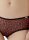 Gossard Glossies Leopard Short Black/Red