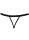 Jenny-Bell Secrets Ouvert String schwarz S-L