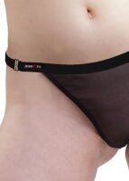 Jenny-Bell Transparency String schwarz schwarz S-L